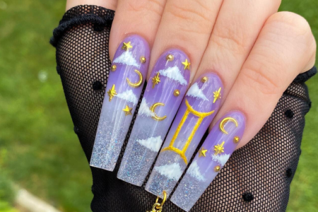 25 Gemini Nails Designs: Unveil Your Cosmic Beauty | Chic & Unique