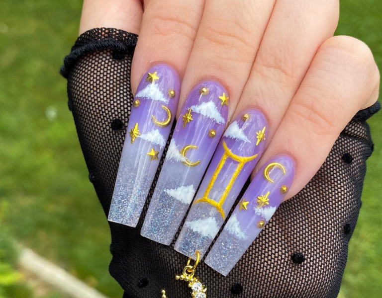 25 Gemini Nails Designs: Unveil Your Cosmic Beauty | Chic & Unique