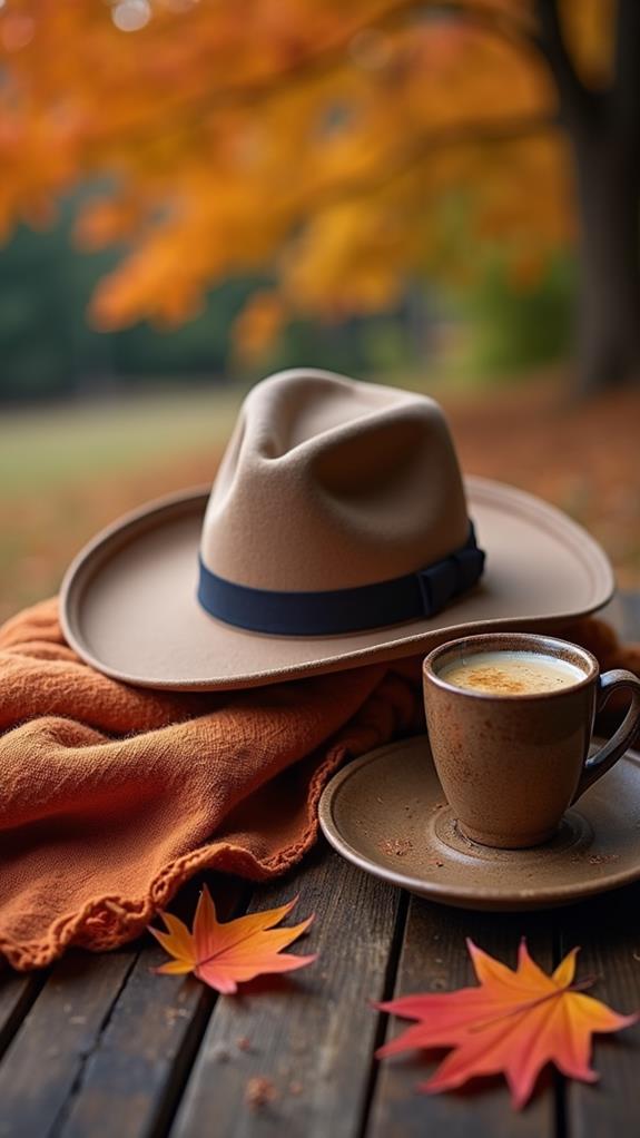 stylish wide brim hat